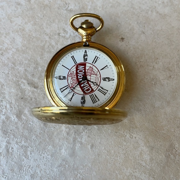 COPY - Champion pocket Watch battery gold tone - Picture 6 of 6